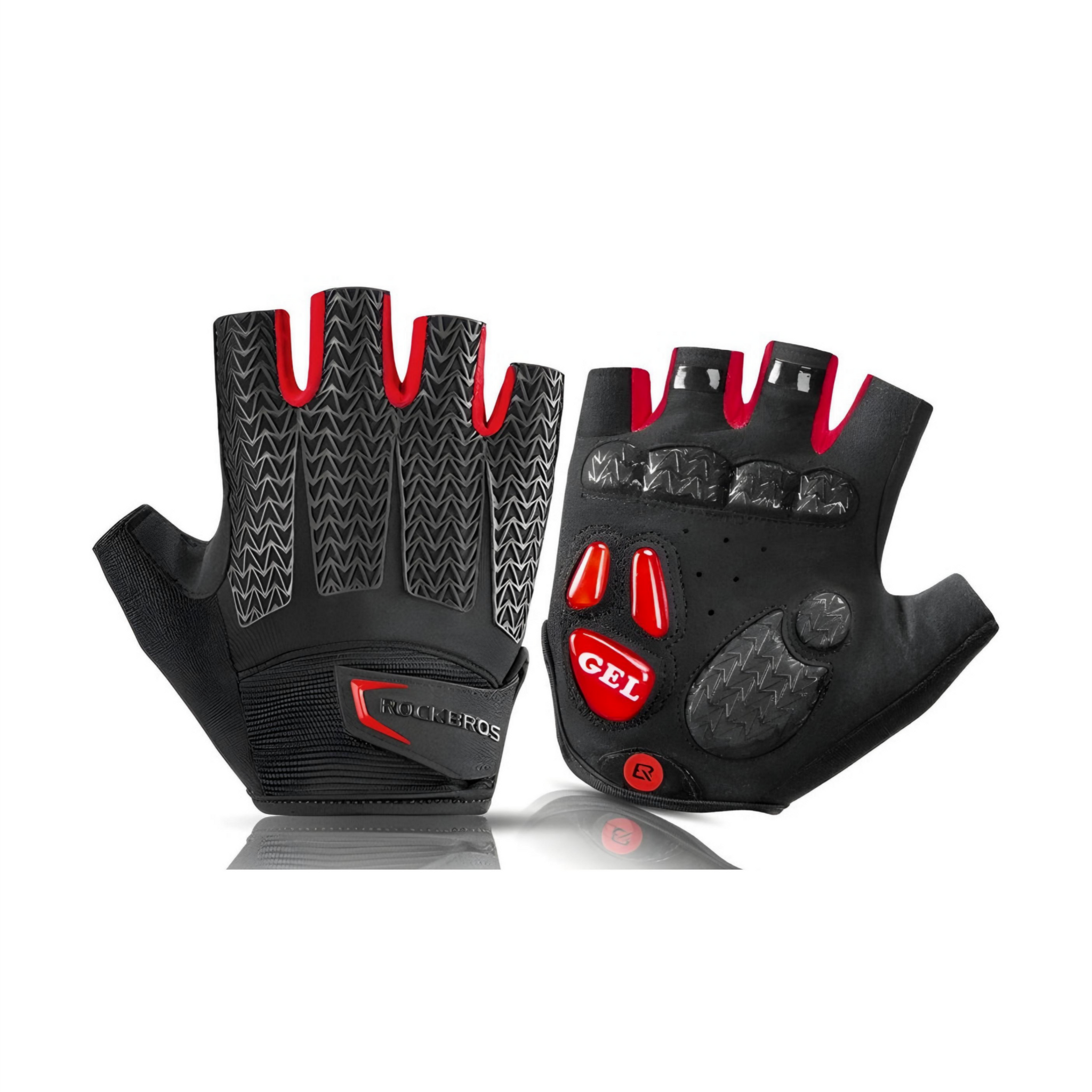 GelLite Half-Finger Cycling Gloves – Shockproof, Gel-Padded, Lightweight, Breathable