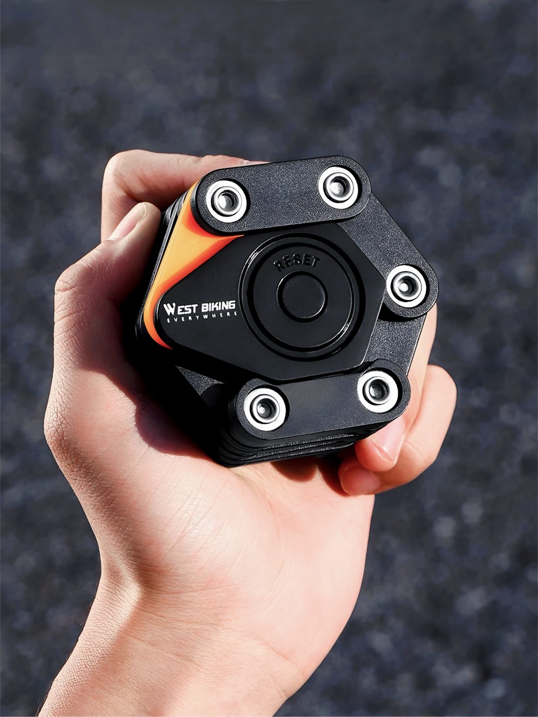 HexaFold™ Compact Folding Password Bike Lock